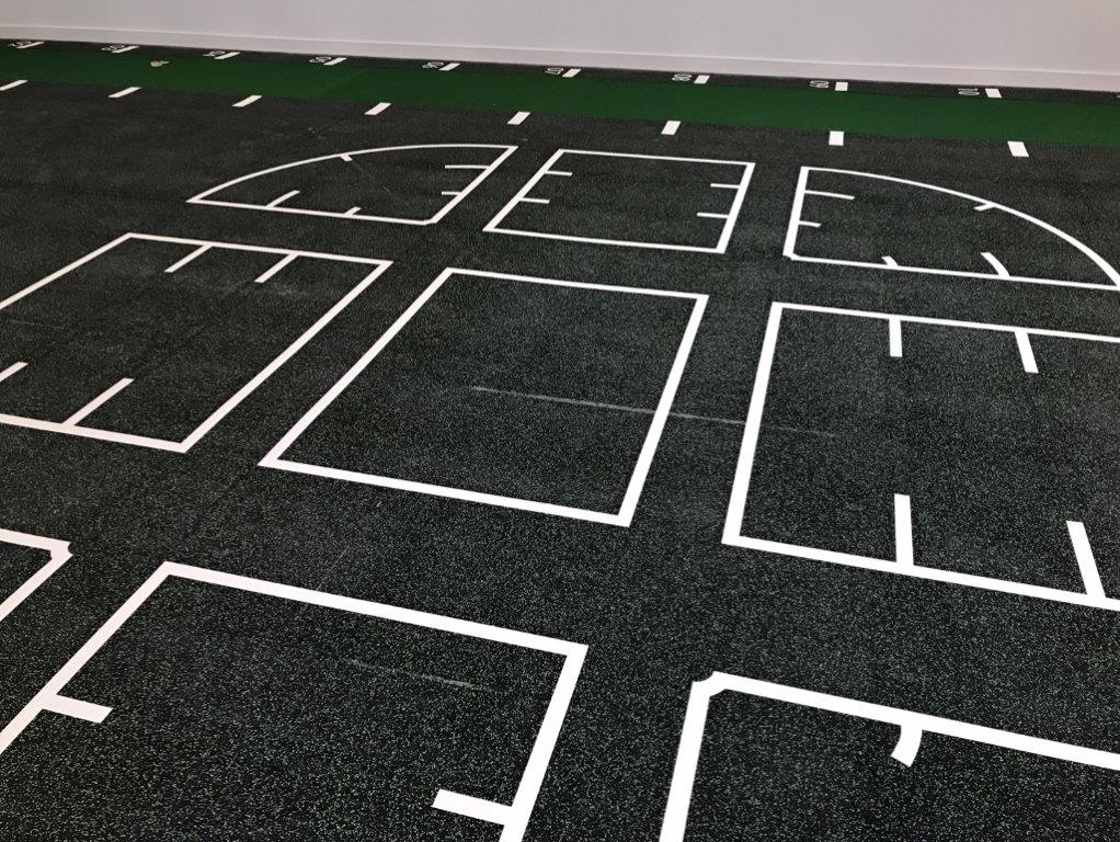 Leisure centre Uni-turf sports floor installation by Sports Surfaces UK
