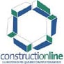 constructionline logo on Sports Surfaces UK website