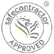 safe contractor logo on Sports Surfaces UK website