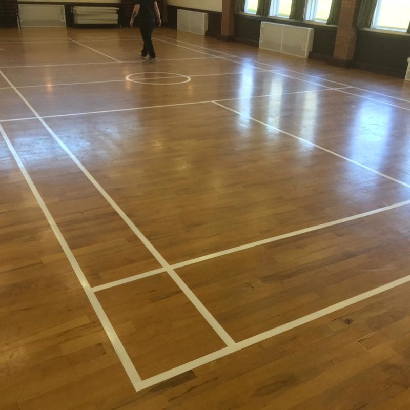 Refurbishment and Repair to an Indoor Sports Floor Timber Floor