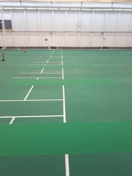 Glamorganshire CCC - Completed Infill Sections (3) Uniturf INdoor Cricket Sports Flooring
