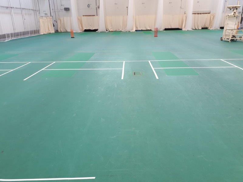 Glamorganshire CCC - Completed Infill Sections (3) Uniturf INdoor Cricket Sports Flooring