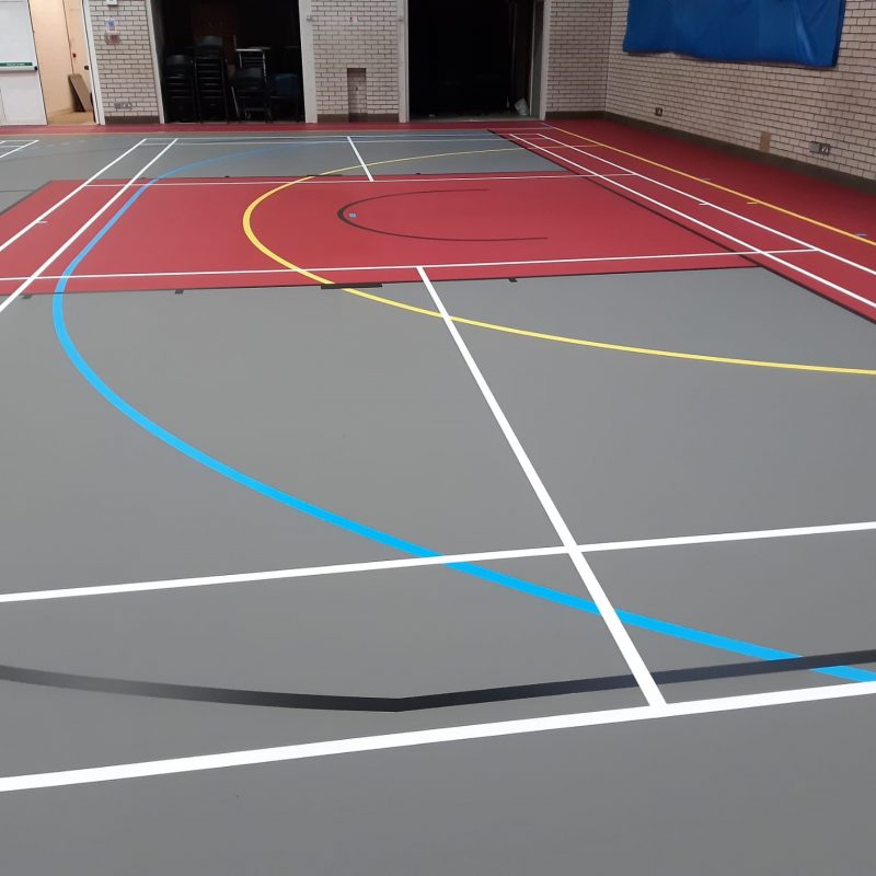 facelift of an existing SSUK Pulastic floor