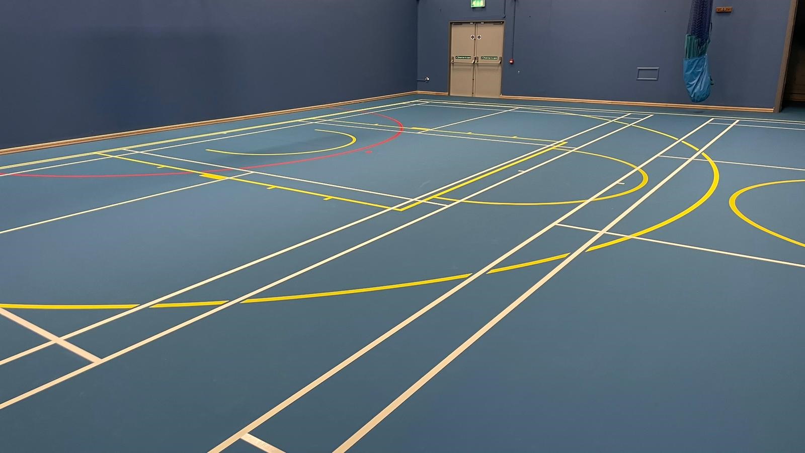 Our latest SSUK Pulastic Overlay Upgrade at Comber Leisure Centre in Belfast