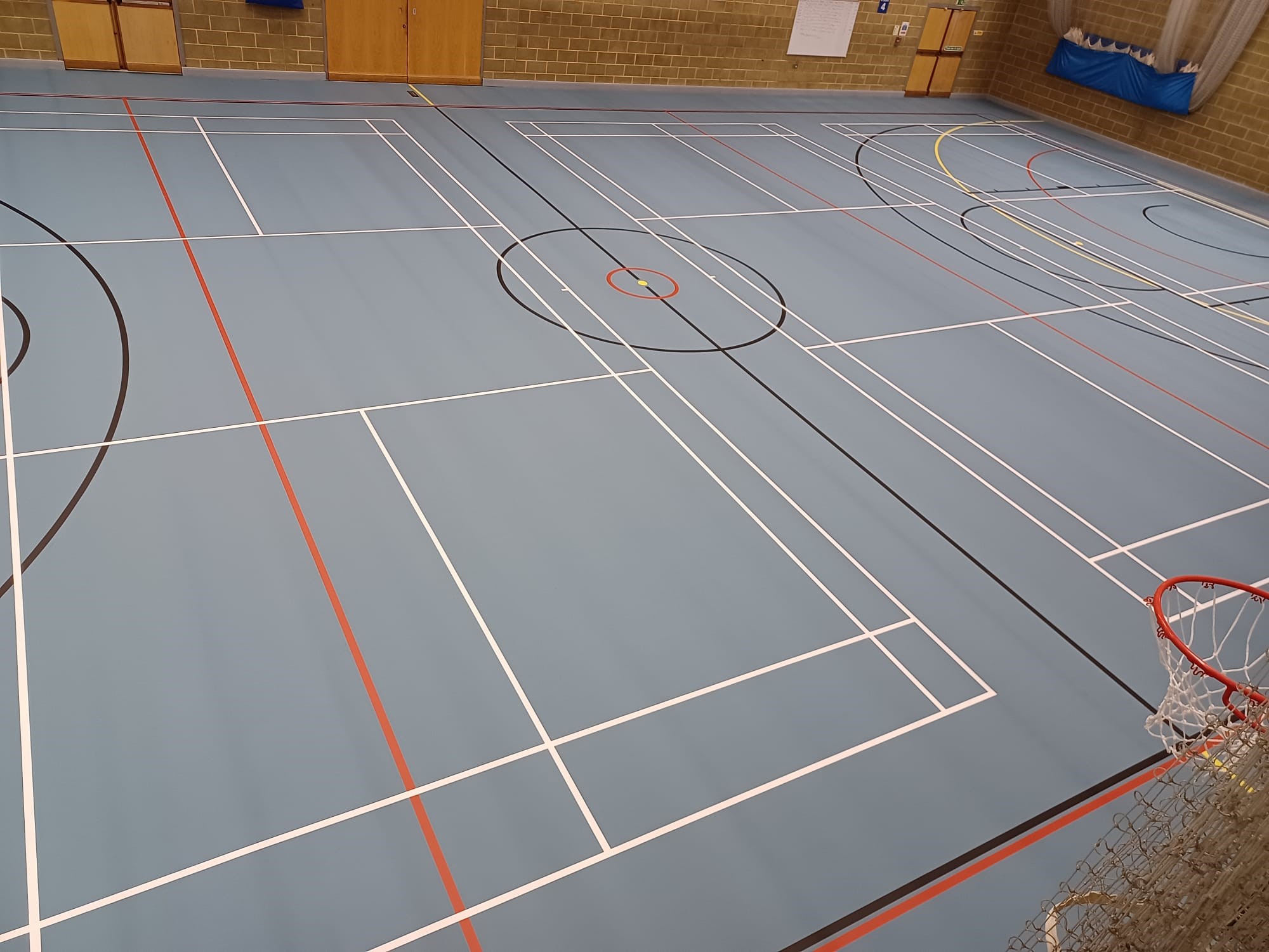 Eric Liddell Sports Centre at Eltham College SSUK Pulastic Facelift - July 2023