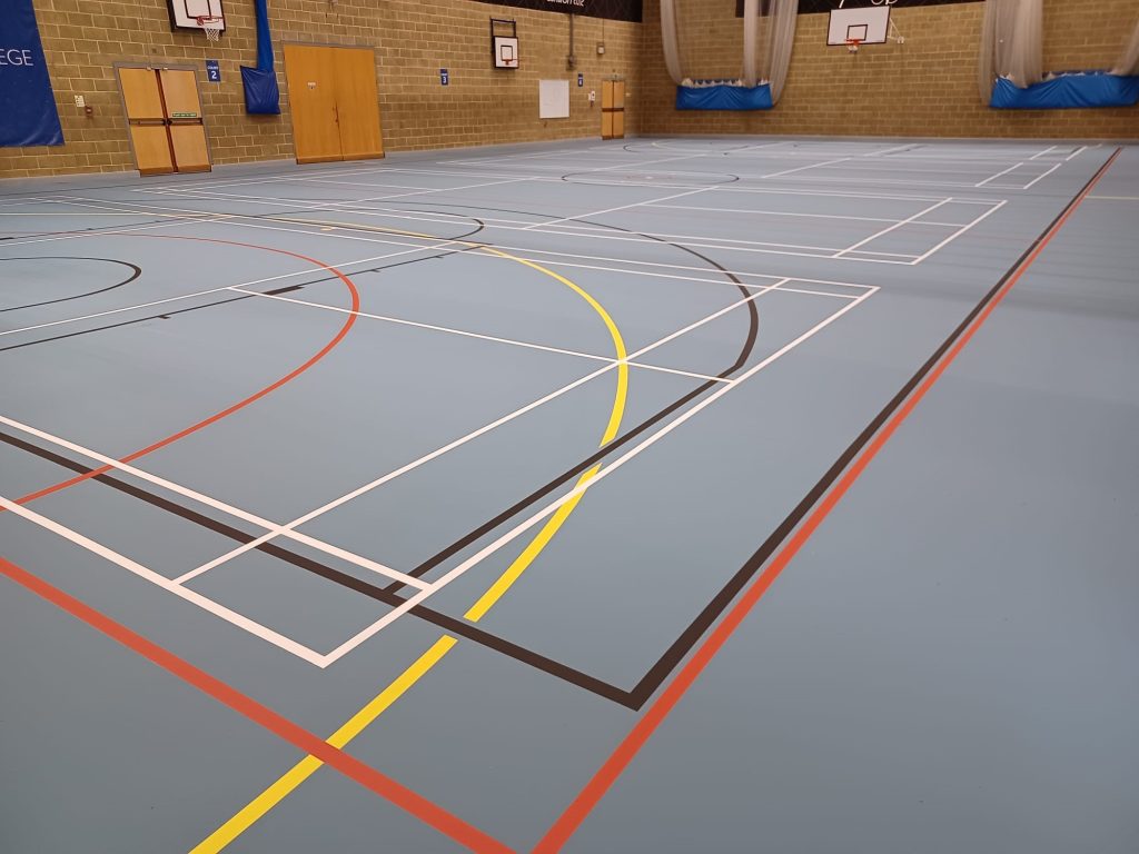 Pulastic Mutliuse Indoor Sports Floor Eric Liddell Sports Centre at Eltham College SSUK