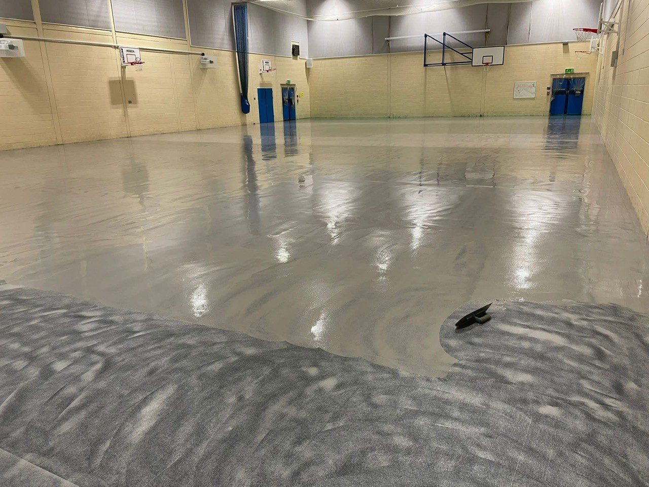 Nonsuch High School for girls pulastic multiuse sports floor