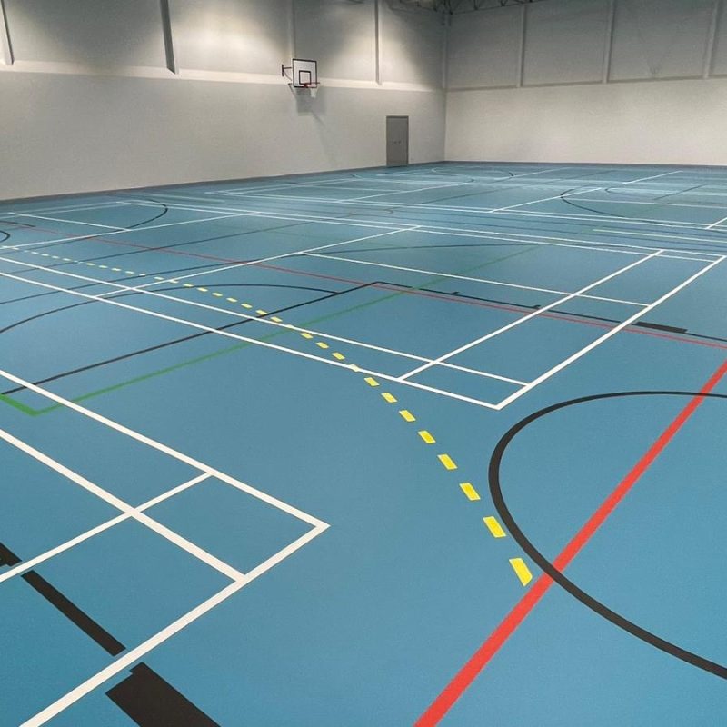 Pulastic Indoor Sports Floor Renovation 2